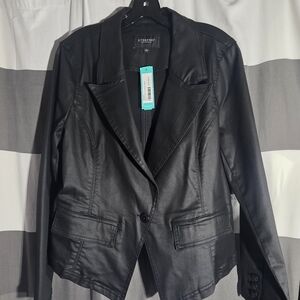 Liverpool Notch Collar One Button Blazer